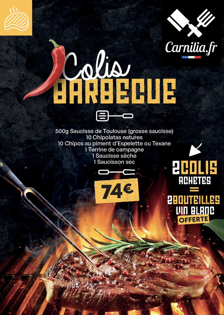 Colis barbecue à 74€